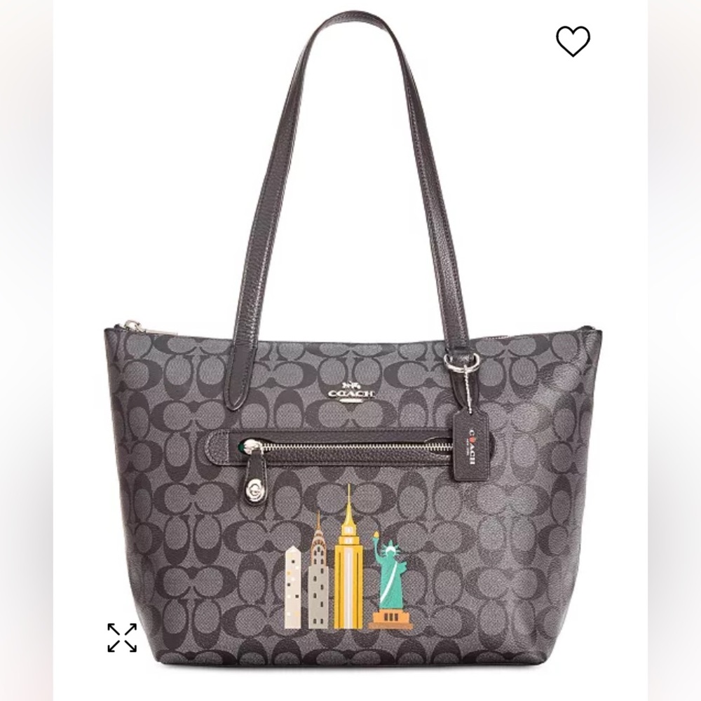 Coach NY Stories Skyline Signature Taylor Tote